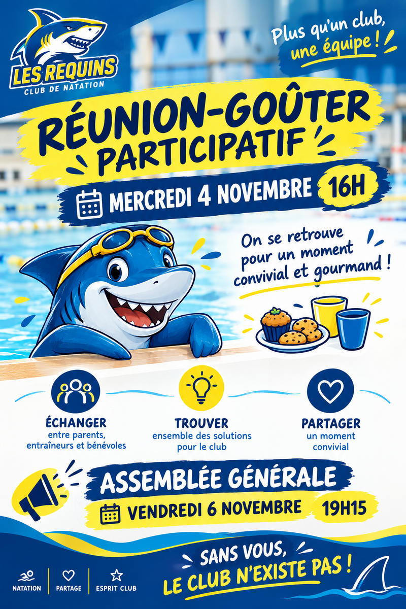 Pour les Requins, TOUS à bord !