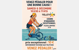 🚴‍♀️🔥 Venez pédaler pour une bonne cause ! 🔥🚴‍♂️ achat de ticket réservation séance