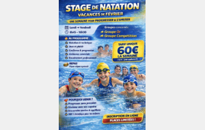 🏊‍♂️ Stage de Natation de Février - 1ere semaine 🏊‍♀️